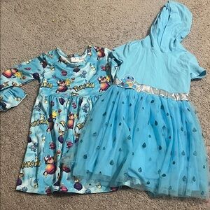 Blue Pokémon Dresses Set